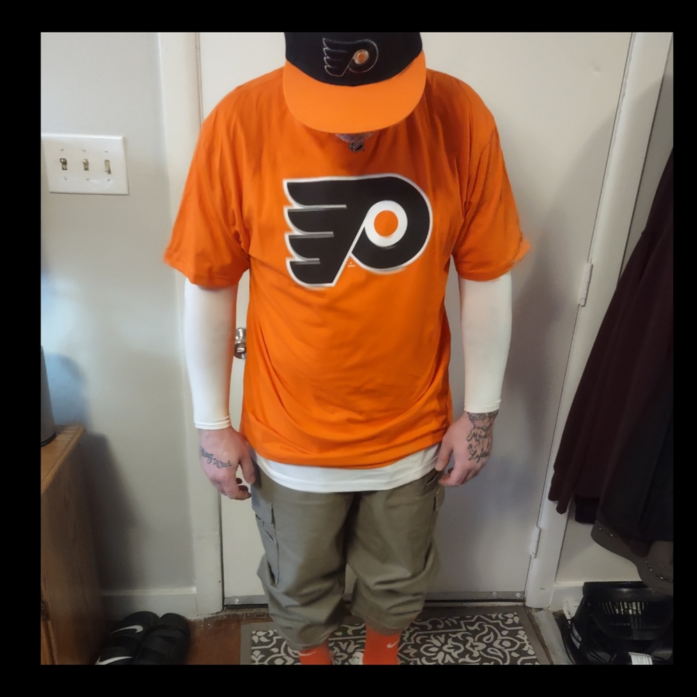 Reebok Orange Short Sleeve Tee